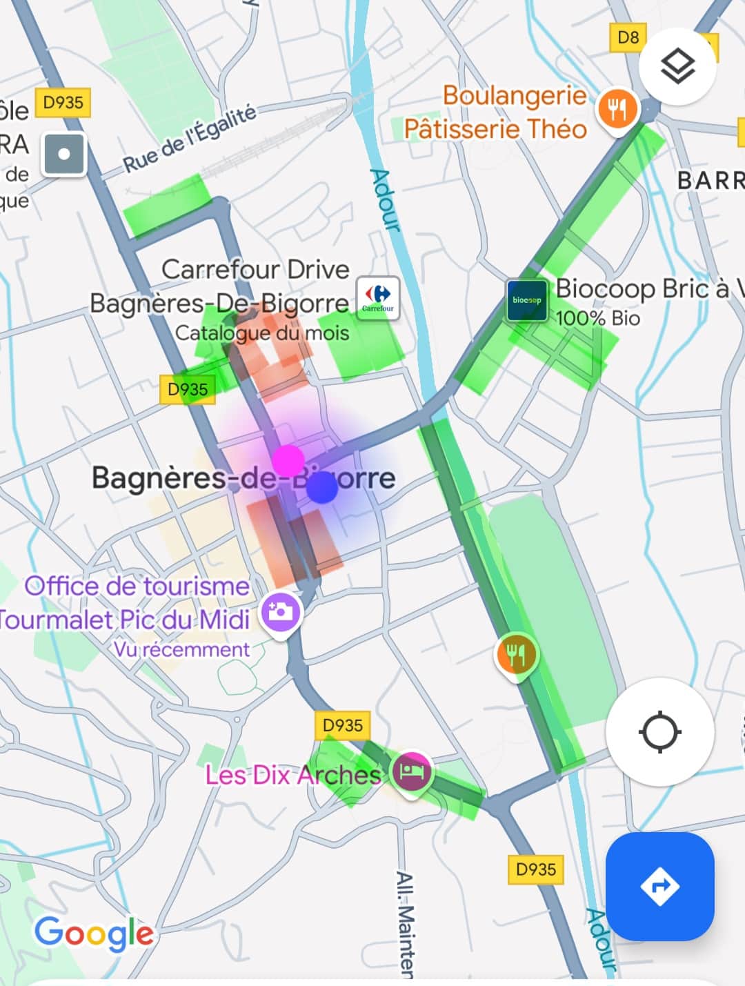 Carte Google Maps - La Barroude