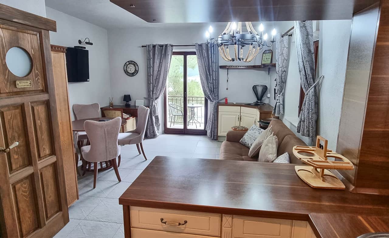 View from kitchen