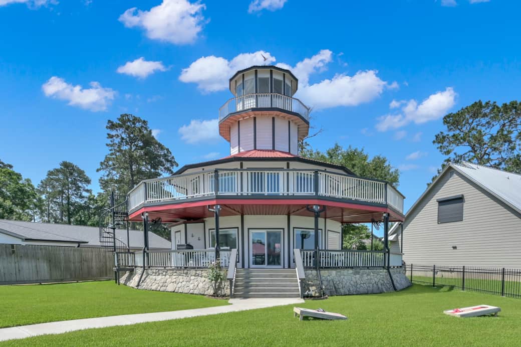 Iconic Lighthouse On Lake Livingston
