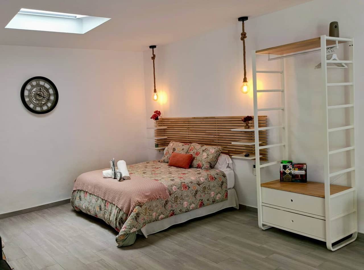 Cama matrimonio - Apartamento Turístico Antonio Parra I