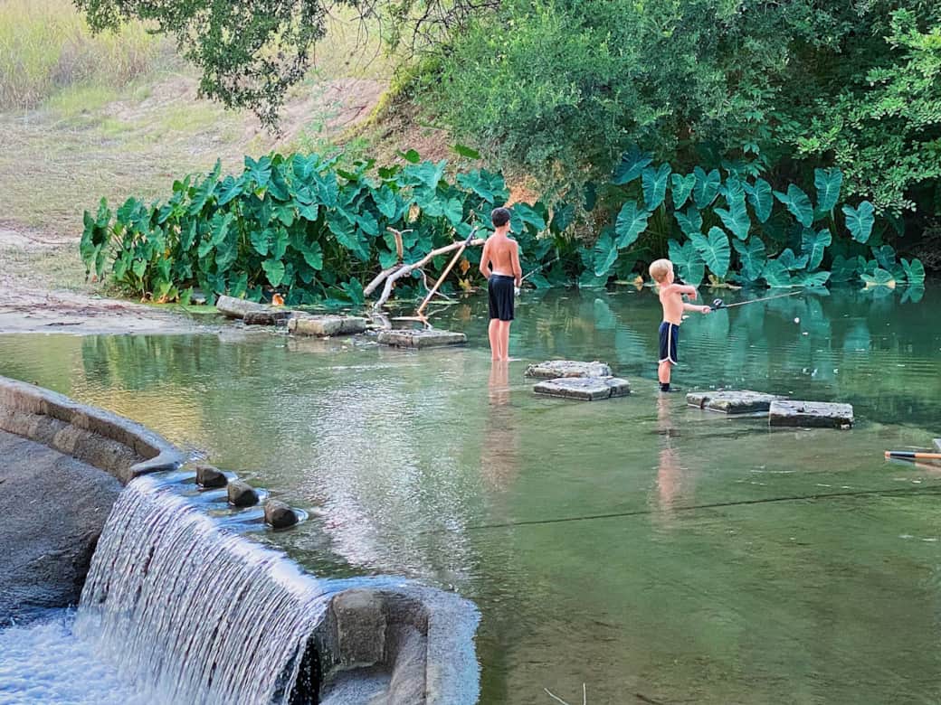 Don't forget the Fishing Poles!