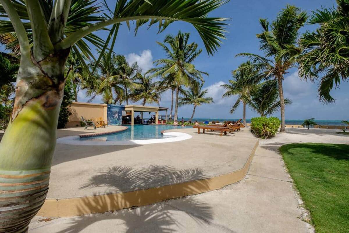 Pool is shared among the property and the Pool Bar