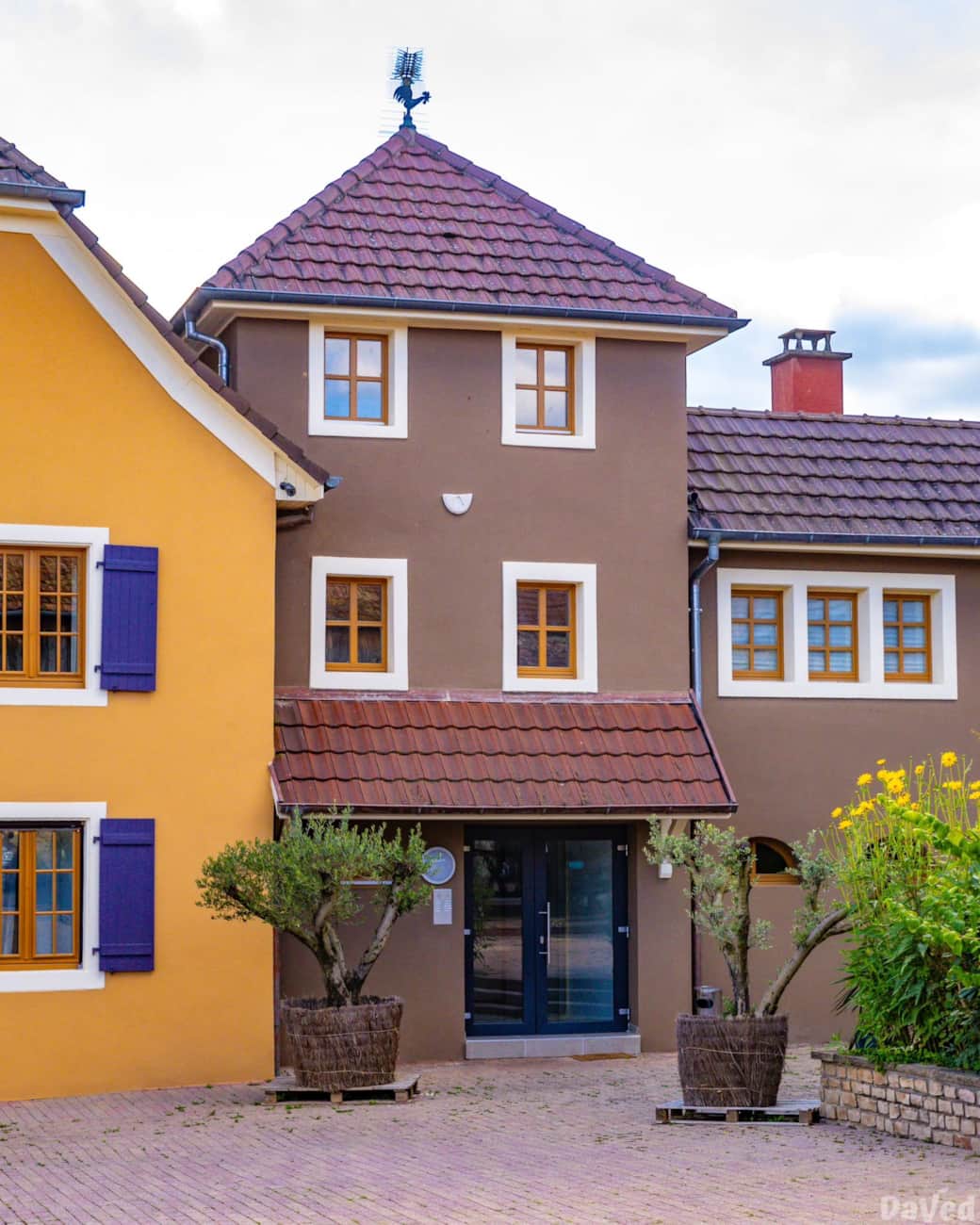 Vue du grand parking 