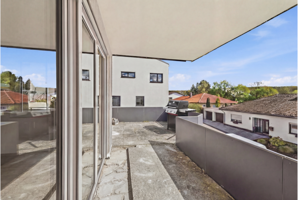 Private Terrasse mit Gasgrill & Ausblick – grillen über den Dächern Trierweilers