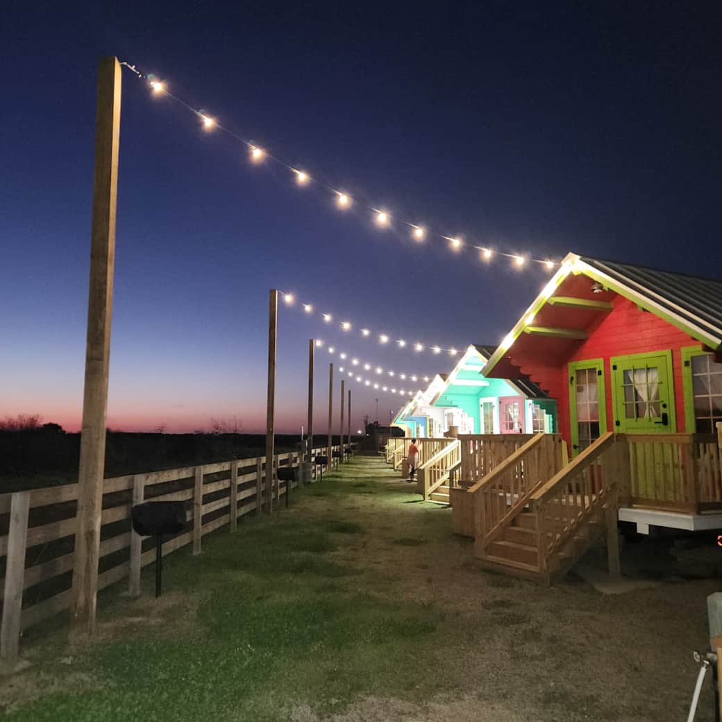 This peaceful and thoughtfully designed "Glamp Ground" is ready for you!