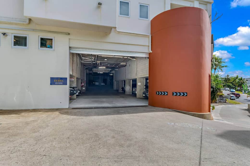 Lower car park entrance