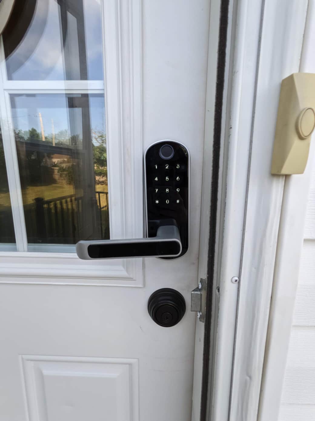 Every Pink Homes house has a Sifely Smart Lock on it for contactless entry. Every Pink Homes house has a Sifely Smart Lock on it for contactless entry.