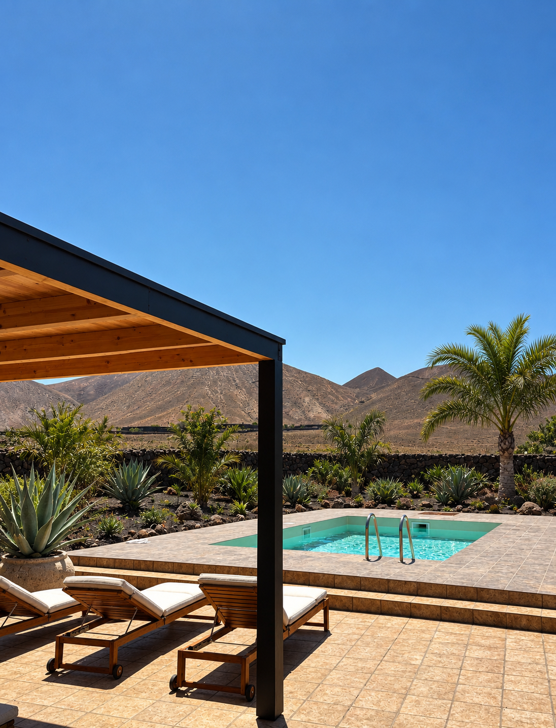porche piscina