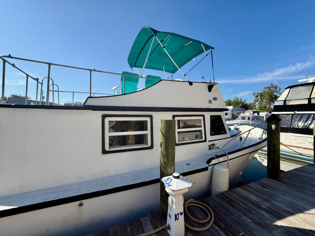 Exterior of Vintage Boat