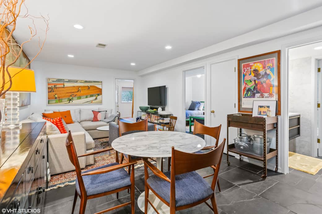 Basement family room