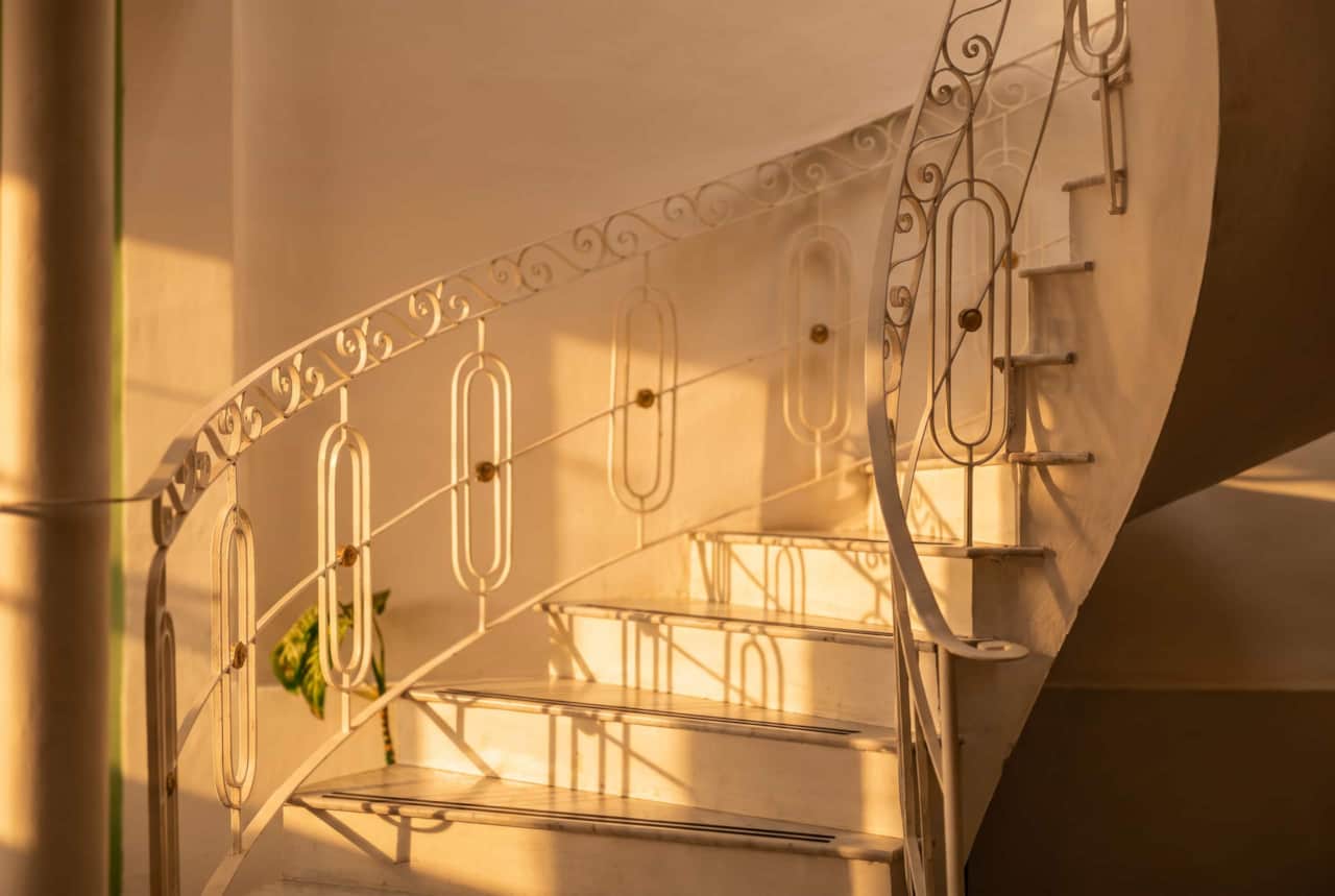 Casa atlixco spiral staircase