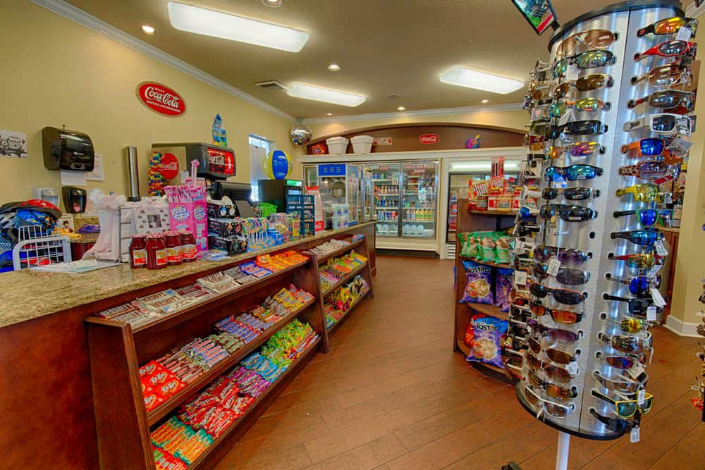 A market for food and sundries