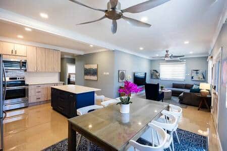 Dinning, Kitchen and Living Room