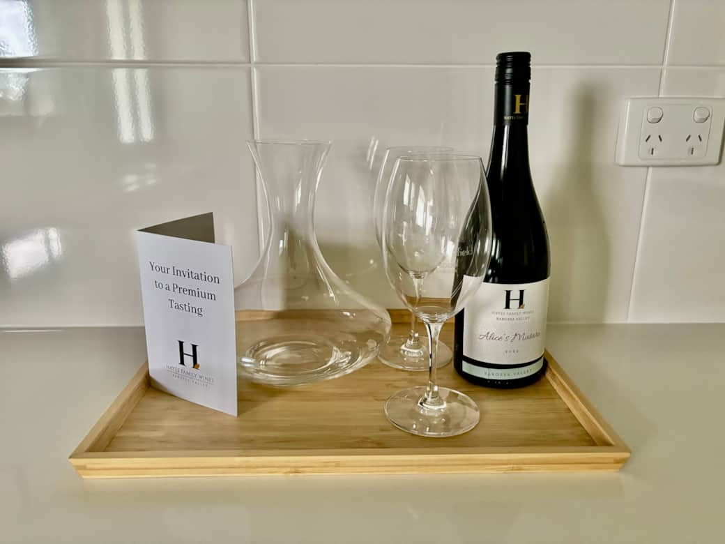 Complimentary Bottle of Wine