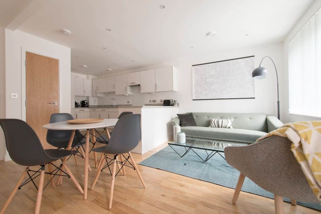 Open plan kitchen / living area Open plan kitchen / living area