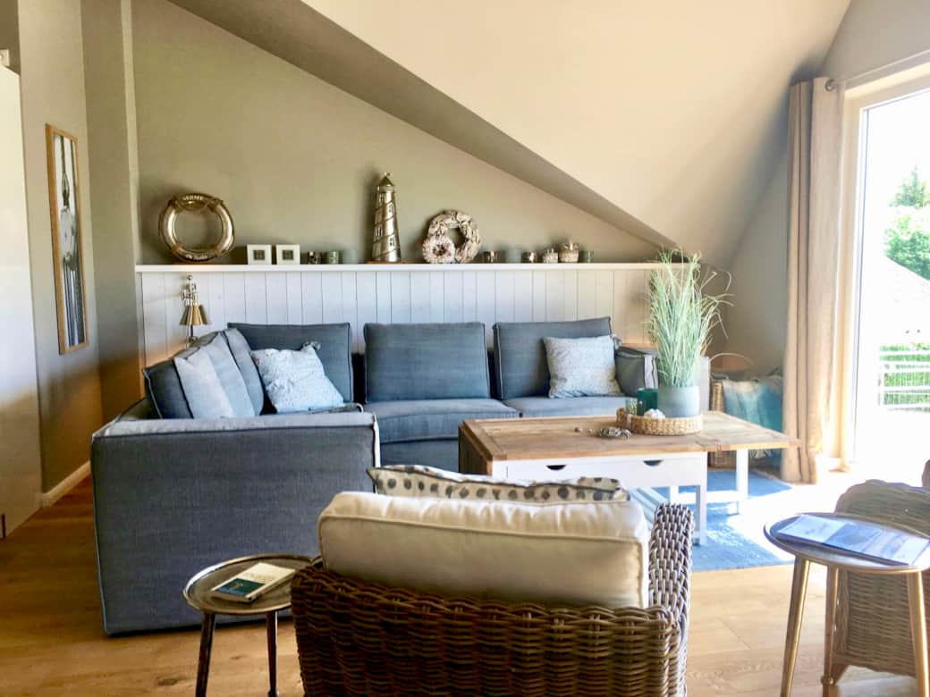 Wohnbereich Closeup Lounge Seesucht Hohwacht