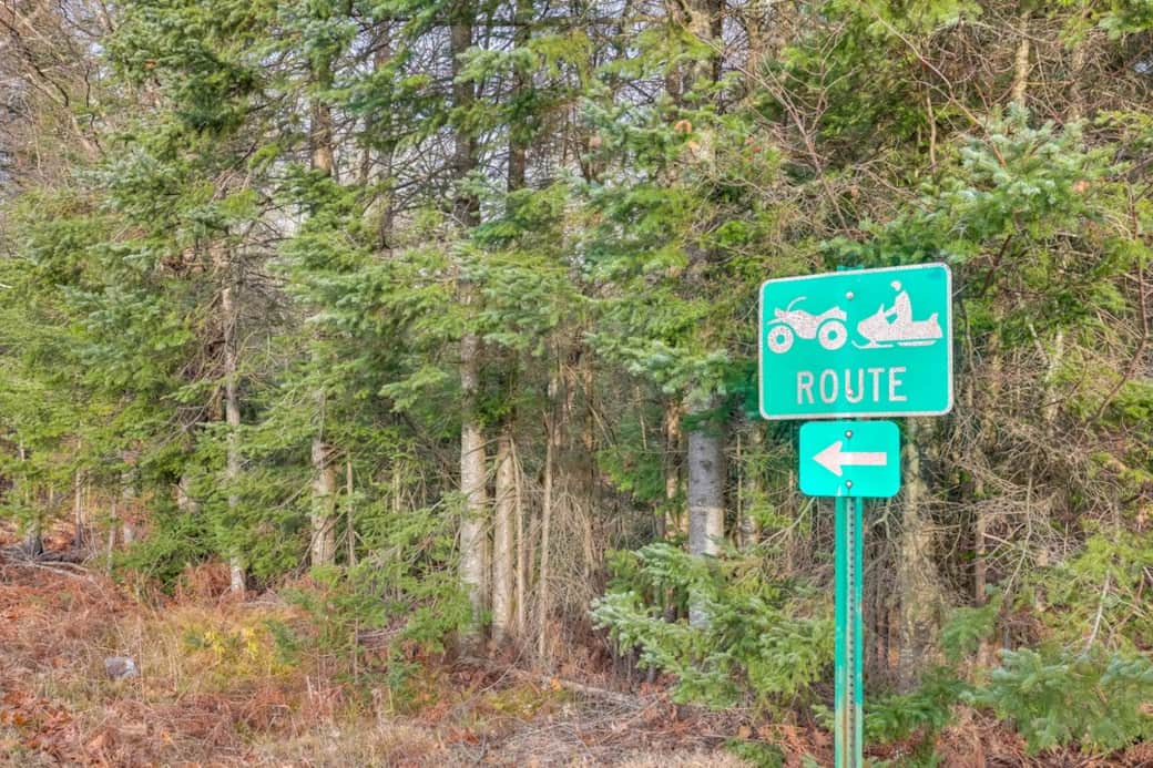 Across from ATV/ Snowmobile Trails