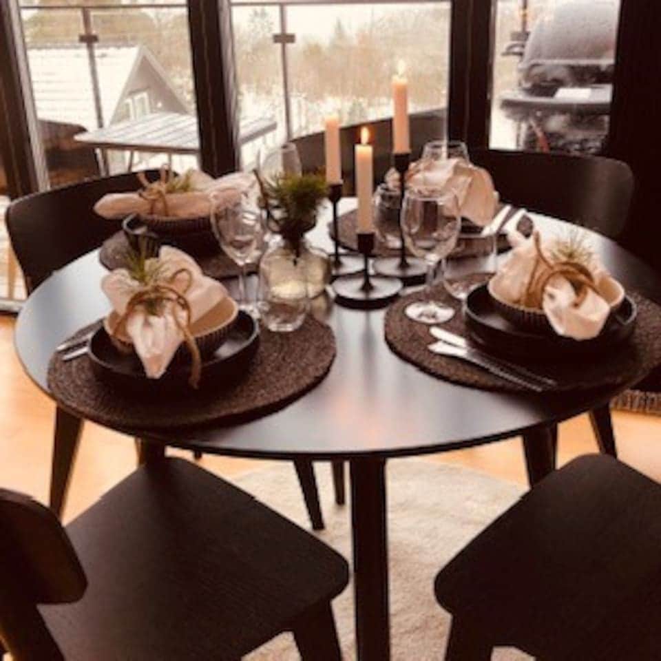 A nice dinner space for one, two, three or four with a view to die for. A nice dinner space for one, two, three or four with a view to die for.