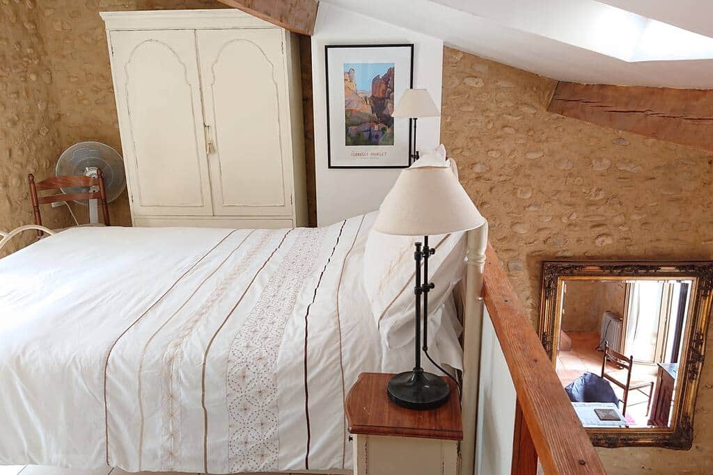 Bedroom on mezzanine