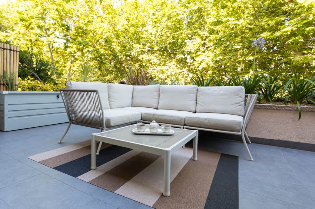 Terrace with sea views, lounge, dining for 8, BBQ, and welcome drinks