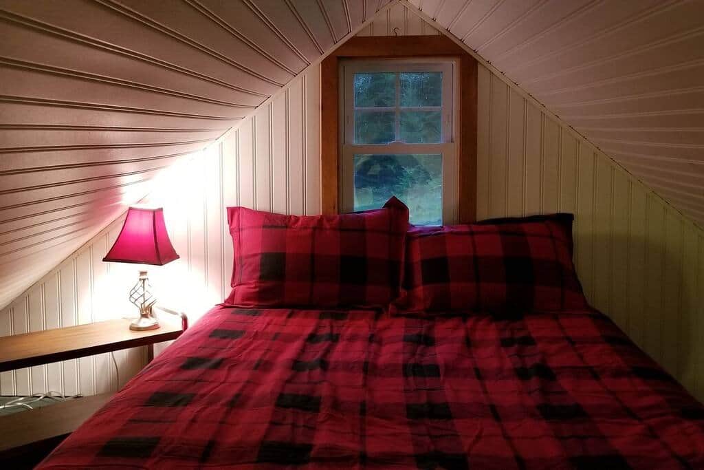 Loft Bedroom 2 w/ queen bed only accessible by ladder.   No children in loft please.