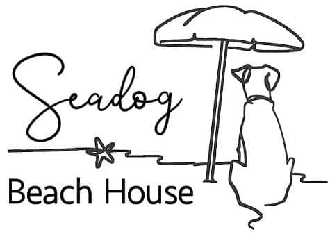 Seadog Beach House Logo - we love dogs!
