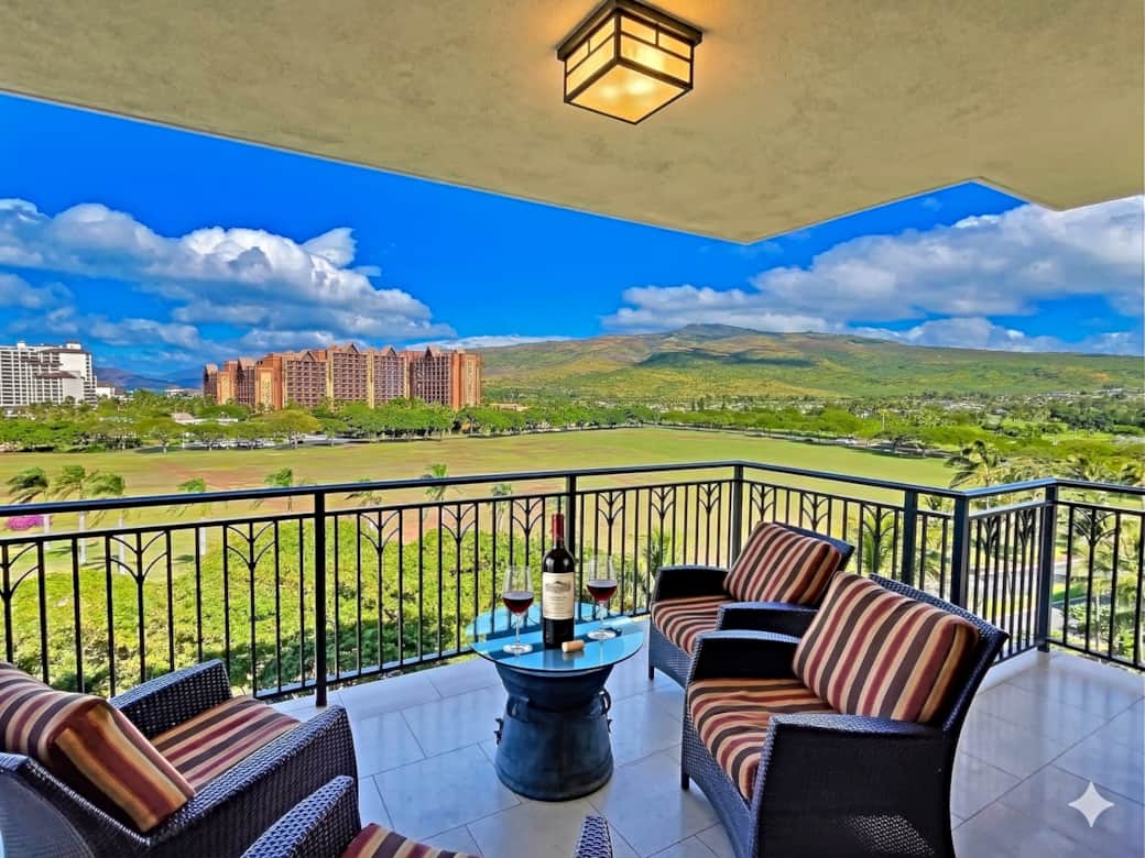 B-802 Lanai with Mountain View