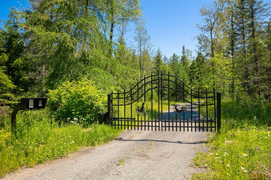 The entrance