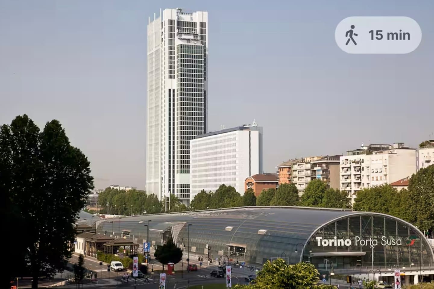 Stazione Torino Porta Susa raggiungibile in soli 15 minuti di camminata