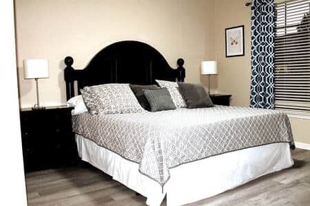 Master Bedroom with king bed
