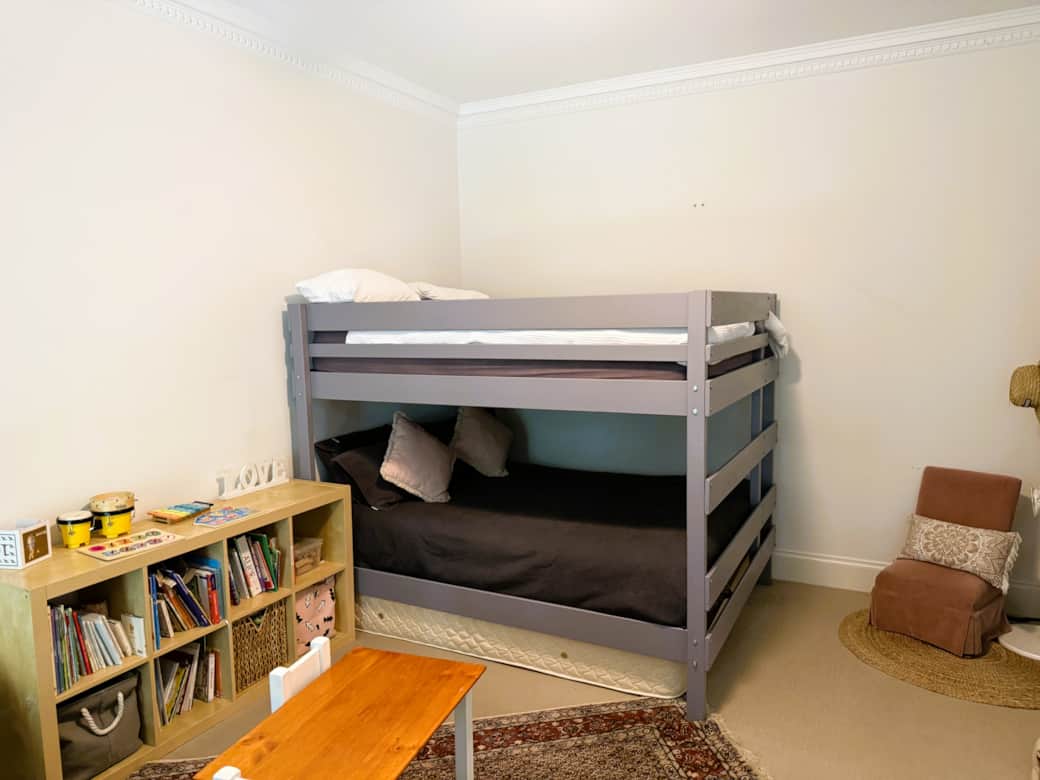 Bedroom 4 - Downstairs - Bunk + Day Bed