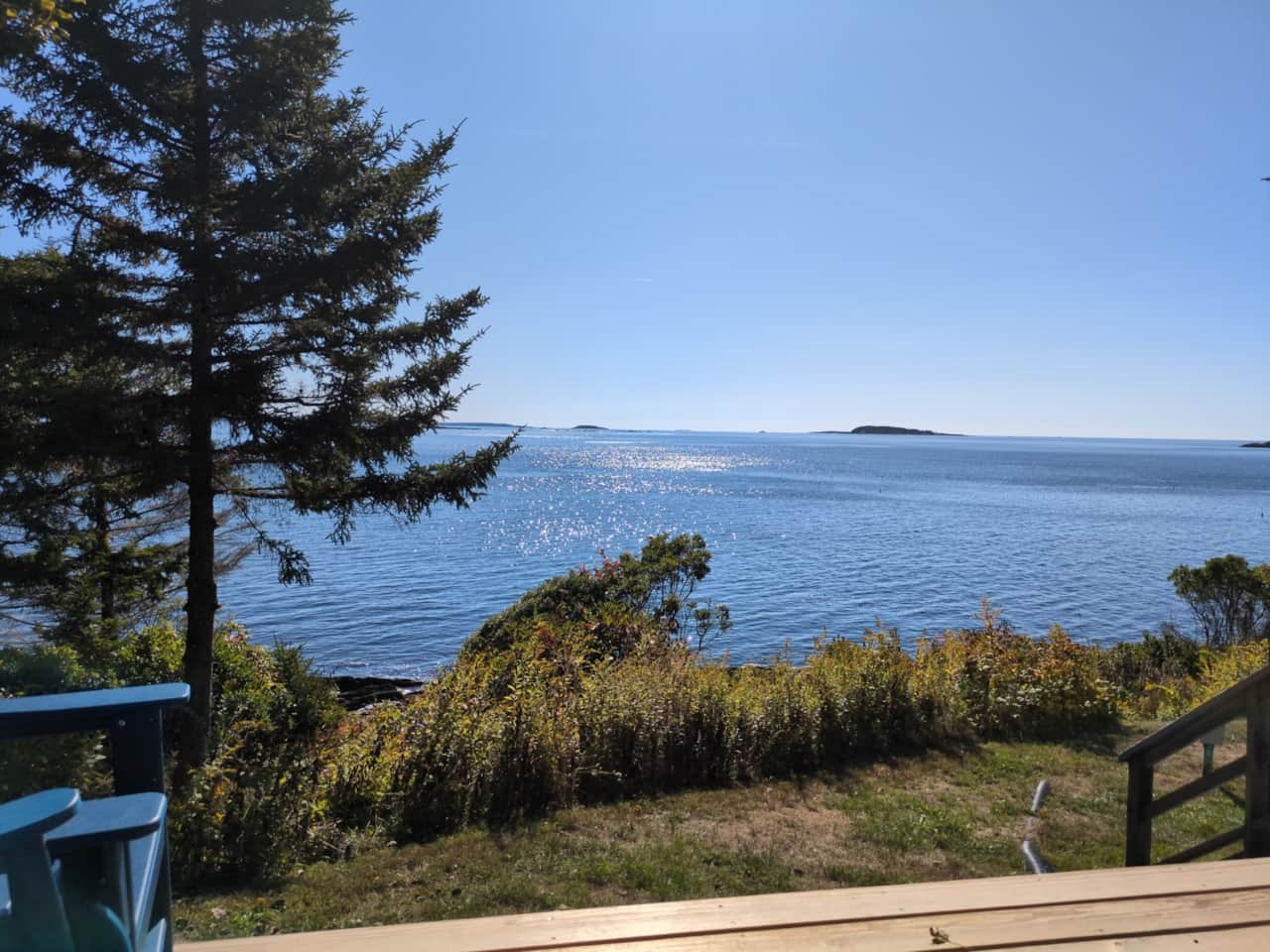 View from deck