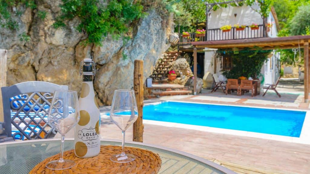 Vista desde el área de la piscina