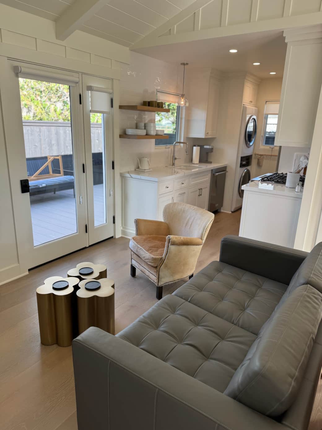 Living Area and Kitchen