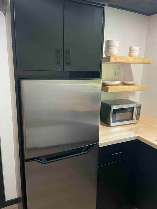 Fridge and Microwave