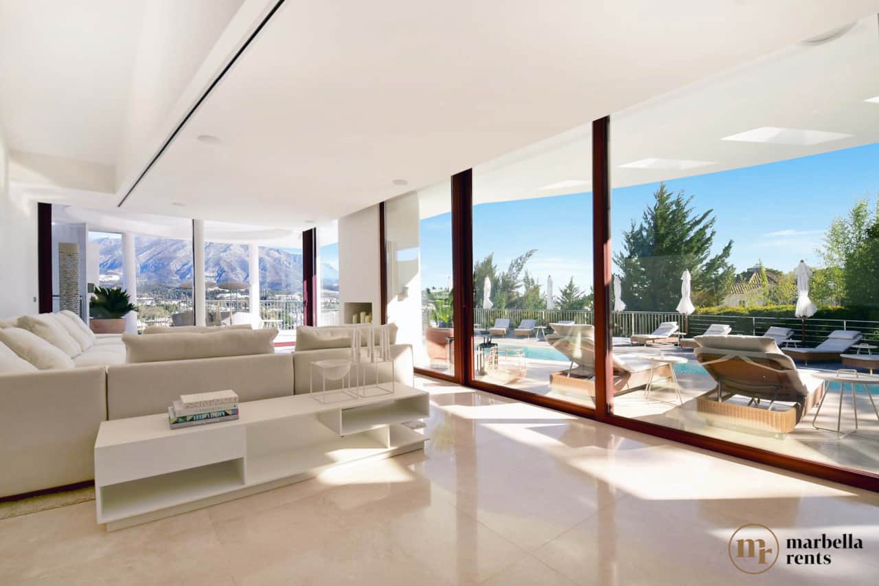 Light filled living room.