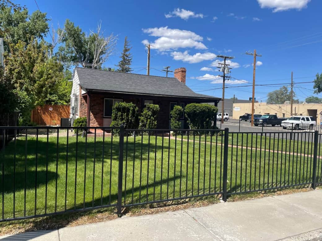 Fully fenced yard.  Front and back