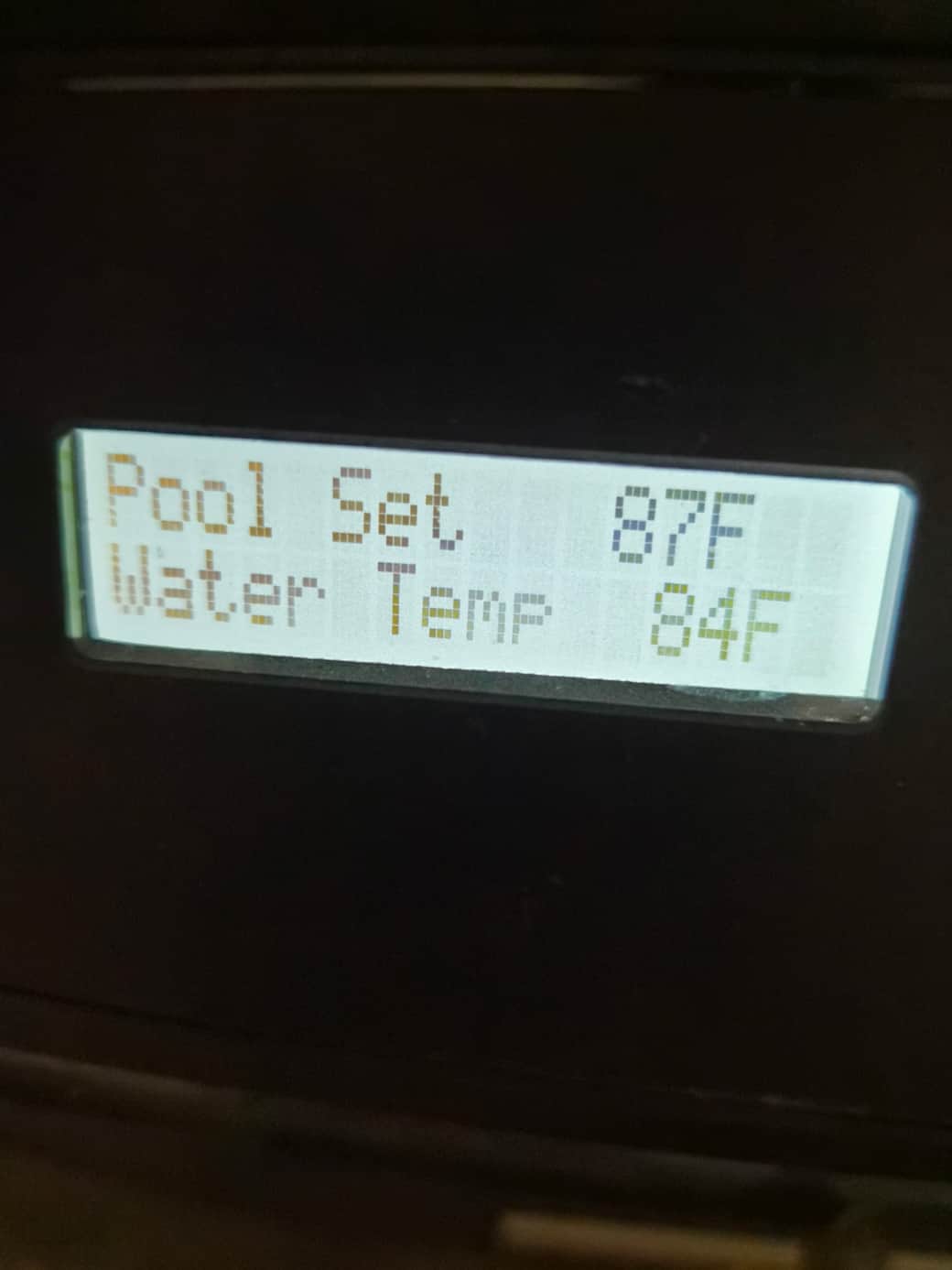 Heated pool