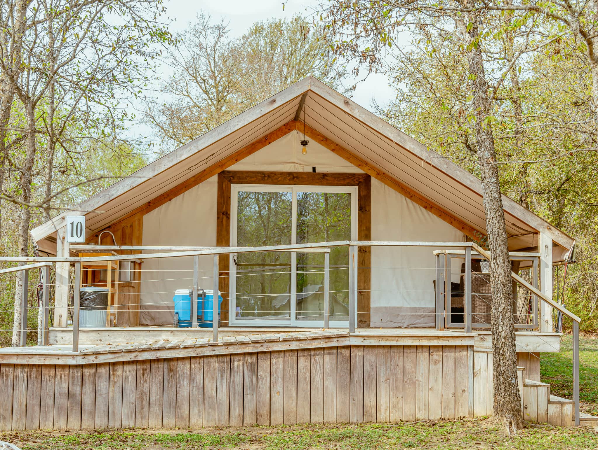 Lakefront Glamping Safari Tent #10: Prickly Pear — Bastrop (Austin) — vacation rental
