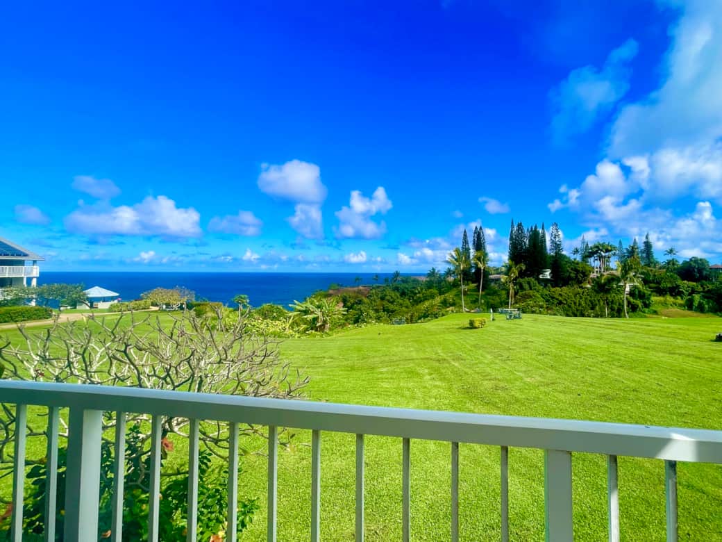 View from front Lanai