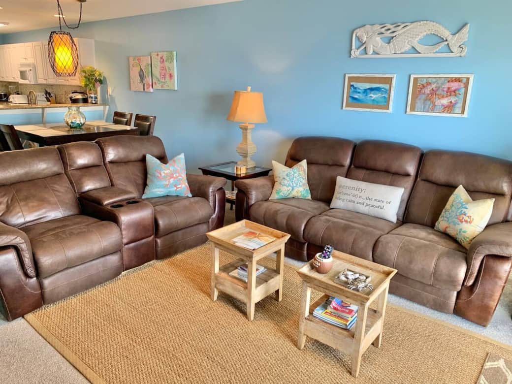 Living room, Serenita Ora, Innerarity Townhomes, Perdido Key FL