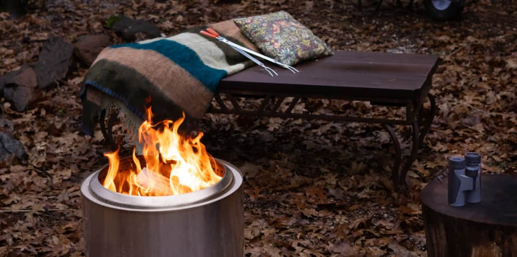 Solo Stove is ready for making s'mores.