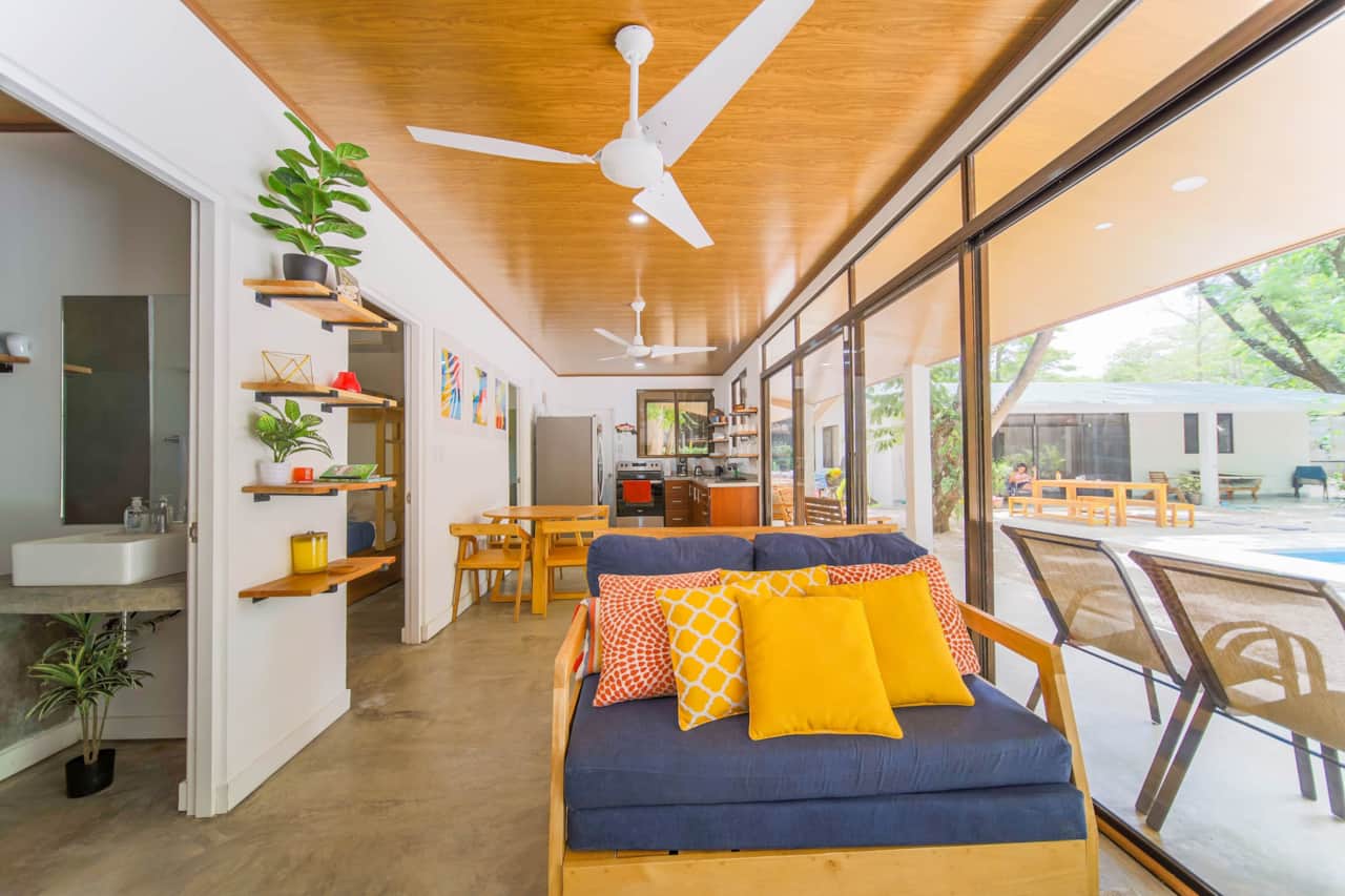 Villa #1 Living and kitchen area