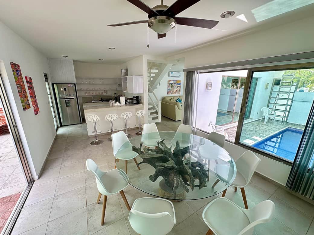 Spacious and well-lit living area
