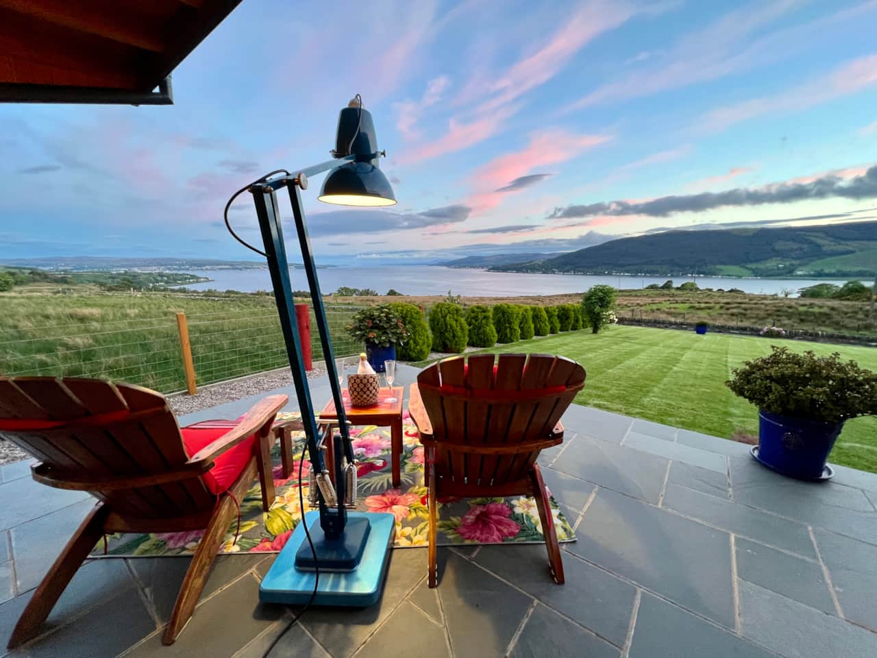 Patio seating area