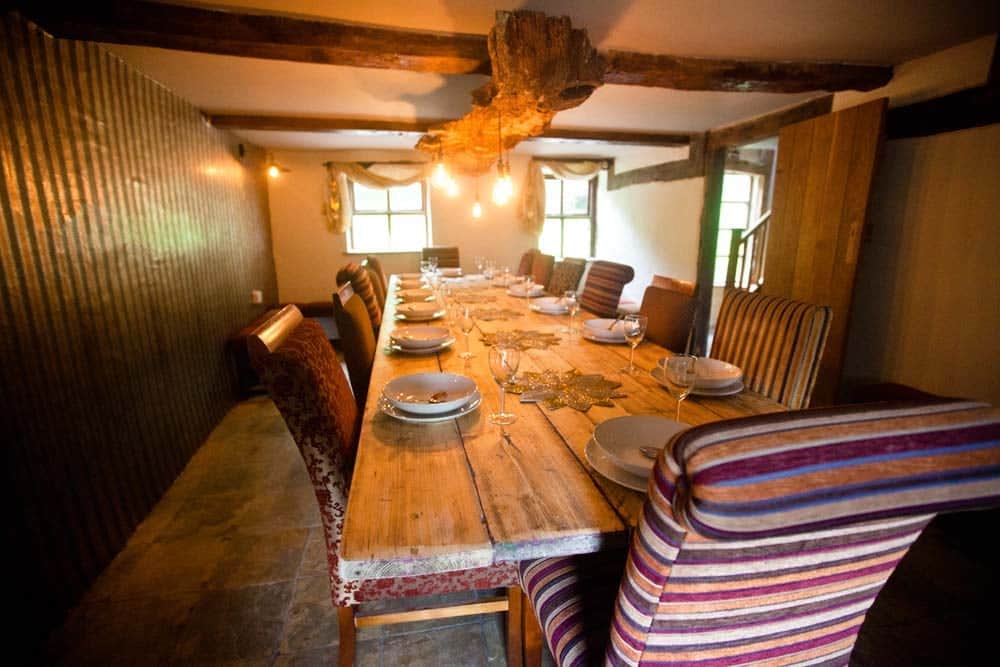 Dining room with space for everyone to enjoy group meals together