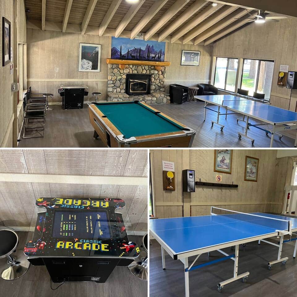 Game room Ping Pong Pool table with change machine
