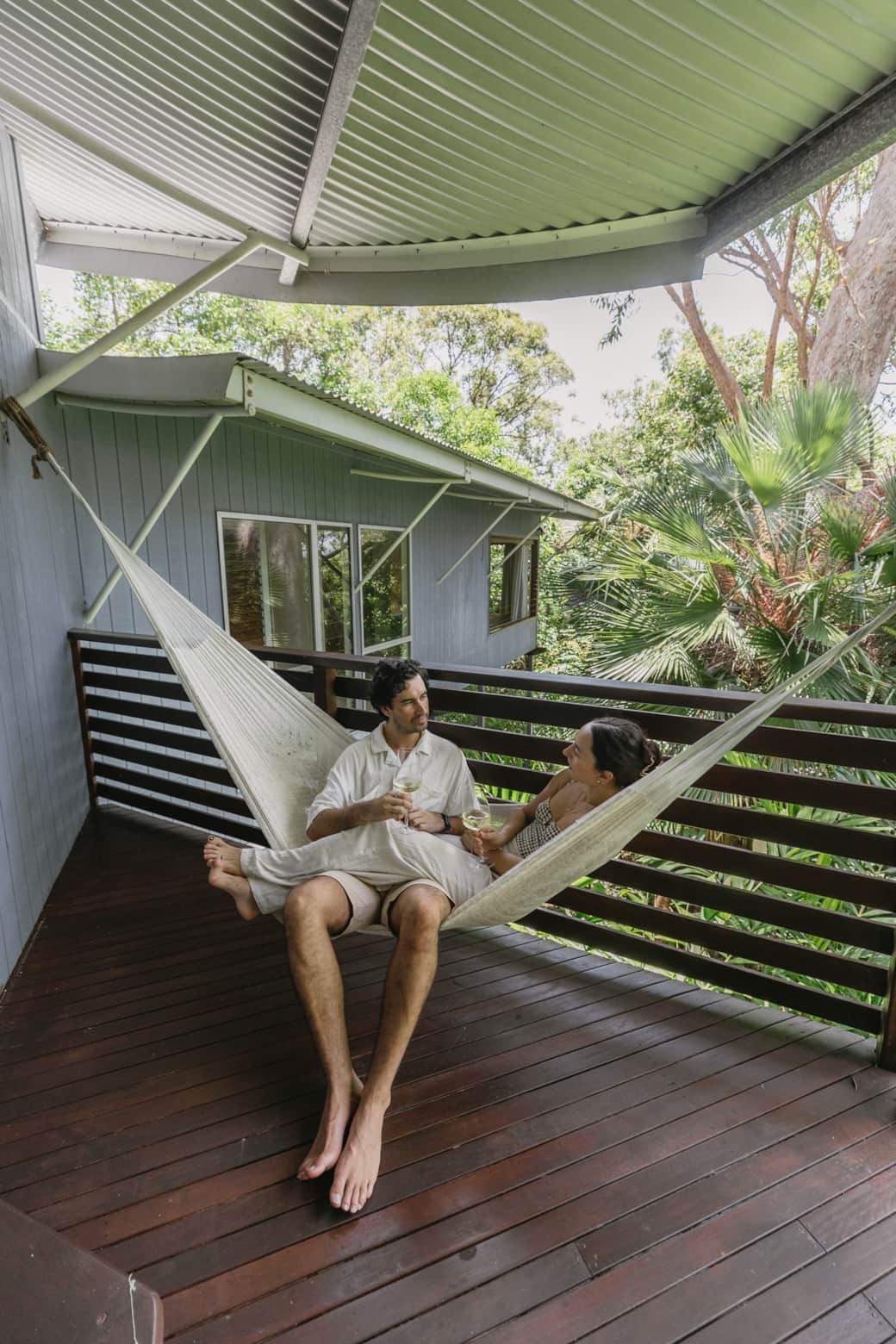 Relaxing Hammock on Rear Deck 