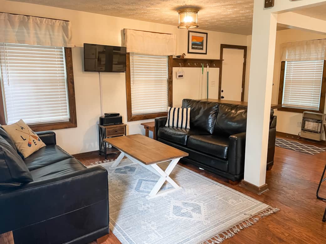 Two Full Sized Pull out Couches with Bedding Provided