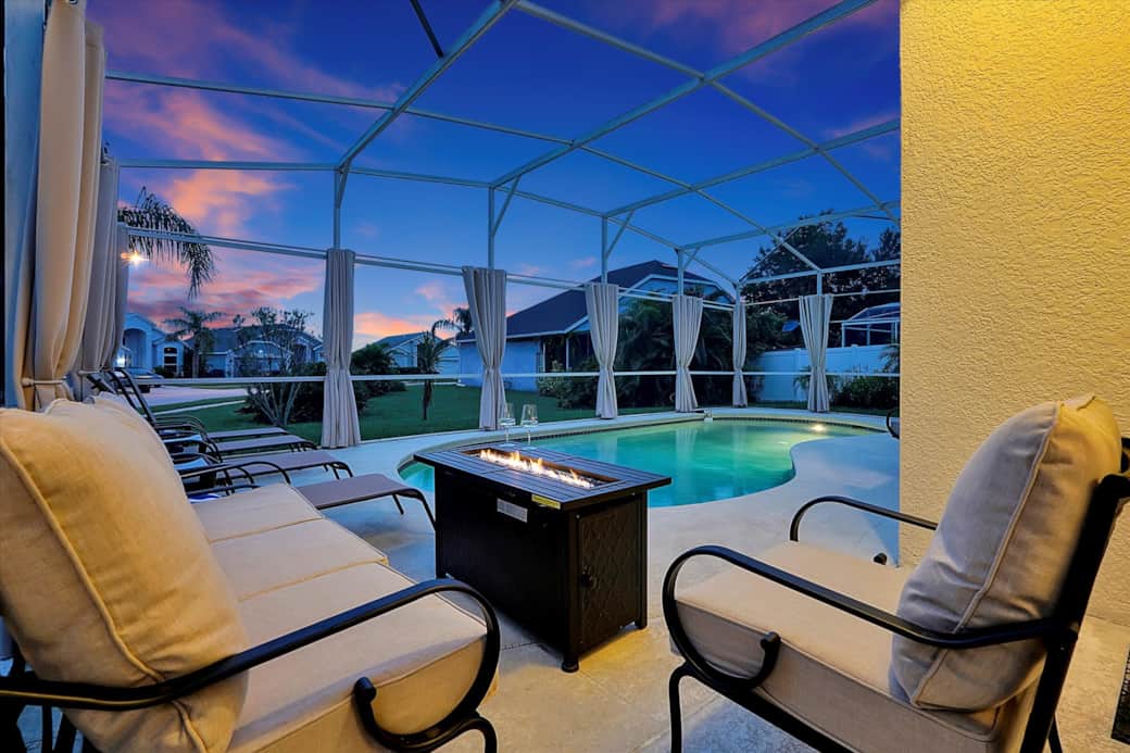 Relax by the fire pit